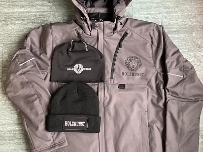Holzkunst Winterjacke
